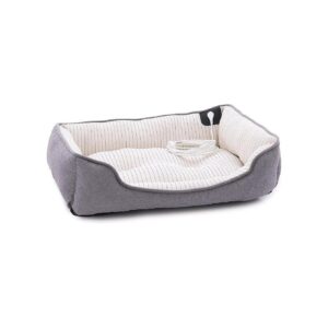 Grounding Pet Bed for Small Dogs and Cats with 15 Foot Cord and Silver Fiber Lining