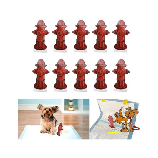 Guide Pet Potty Training with Hydrant Shaped Pee Pads for Dogs