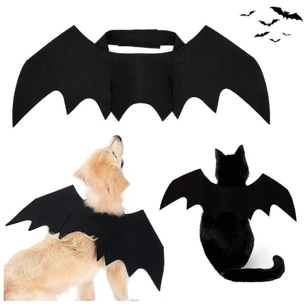 Halloween Bat Wings Pet Costume for Dog Cat Felt Cloth Multi Use Gift