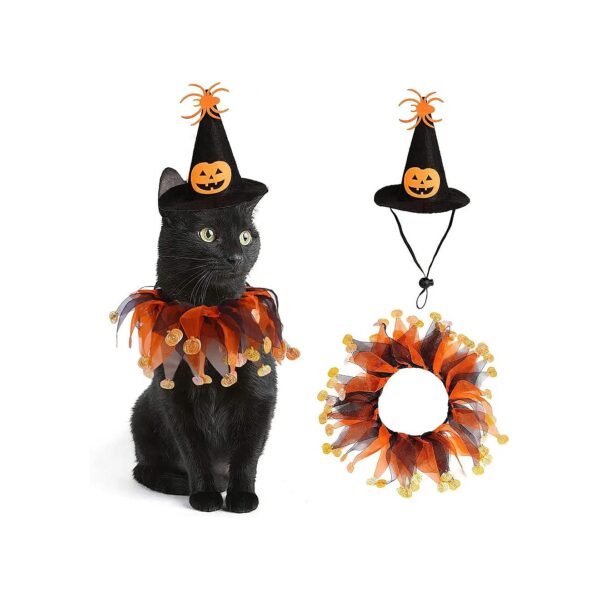 Halloween Cat and Dog Costume with Felt and Gauze Materials for Comfort and Durability