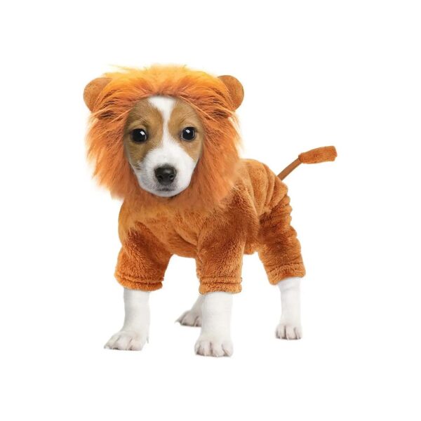 Halloween Dog Cosplay Costume for Small Pets Medium Size Soft Coral Fleece Clothing