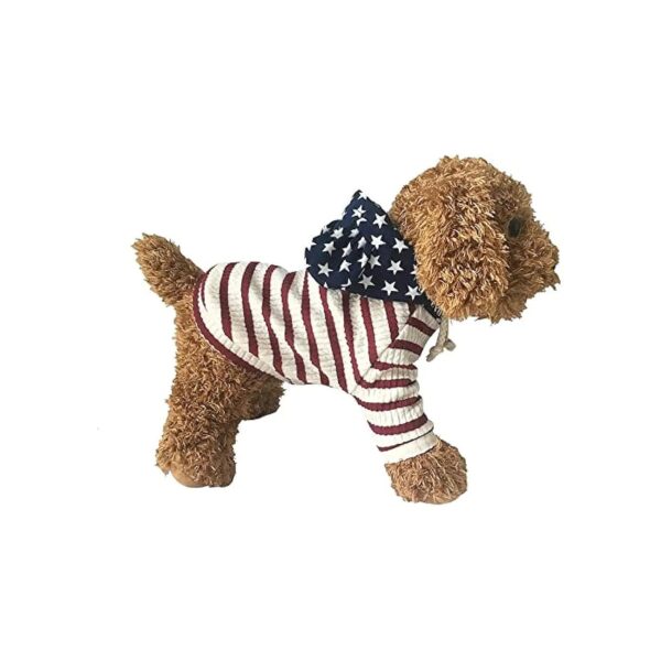 Hand Washable Cotton Dog Hoodies for Small Dogs Christmas Pajamas Gift