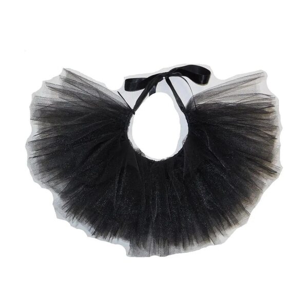 Handcrafted Black Tutu for Large Dogs, Nylon Tulle, USA Made