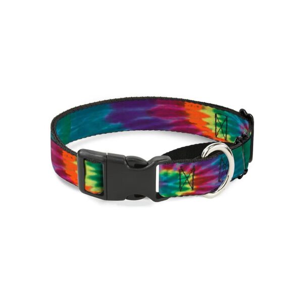 Handcrafted USA Tie Dye Martingale Dog Collar - 9-15 Neck Size