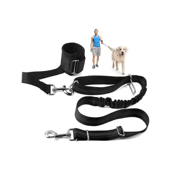 Hands-Free Dog Walking Wrist Strap with Adjustable Mesh Band