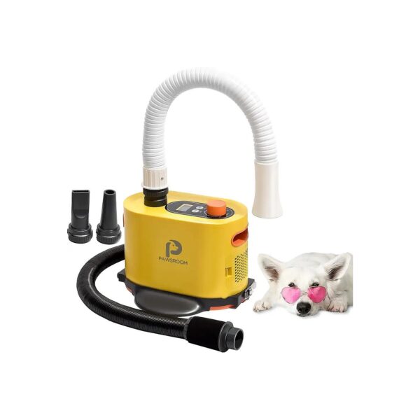 Hands-Free Pet Grooming Dryer for Cats and Dogs with LCD Display