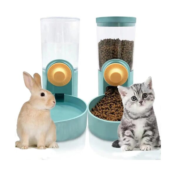 Hanging Automatic Feeder and Water Dispenser for Medium Pets