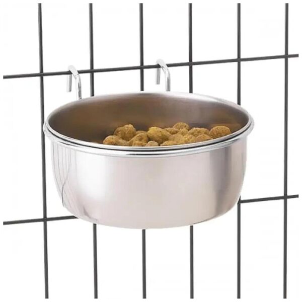 Hanging Pet Bowl for Easy Feeding and Cleaning, Made of Durable Stainless Steel