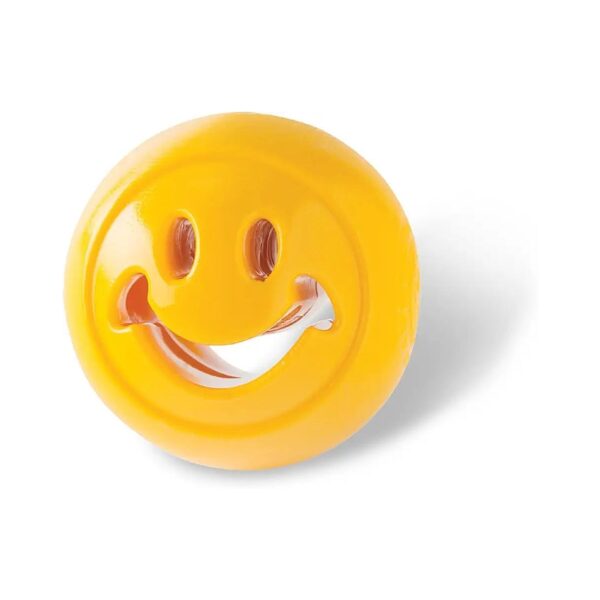 Happiness Inducing Small Yellow Treat Dispensing Toy for Dogs