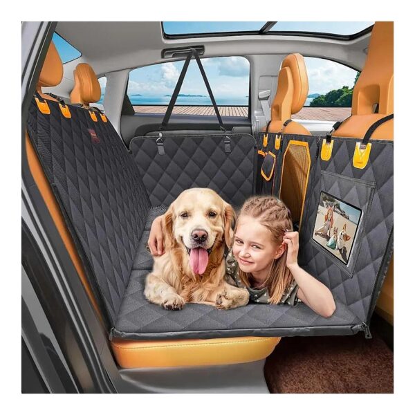 Hard Bottom Dog Car Seat Cover for Back Seat Bed Car Camping Mattress Hammock