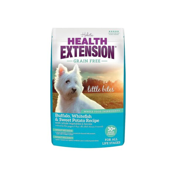 Healthiest Whole Grain-Free Buffalo Dog Kibbles for Small Dogs with Vitamins and Minerals