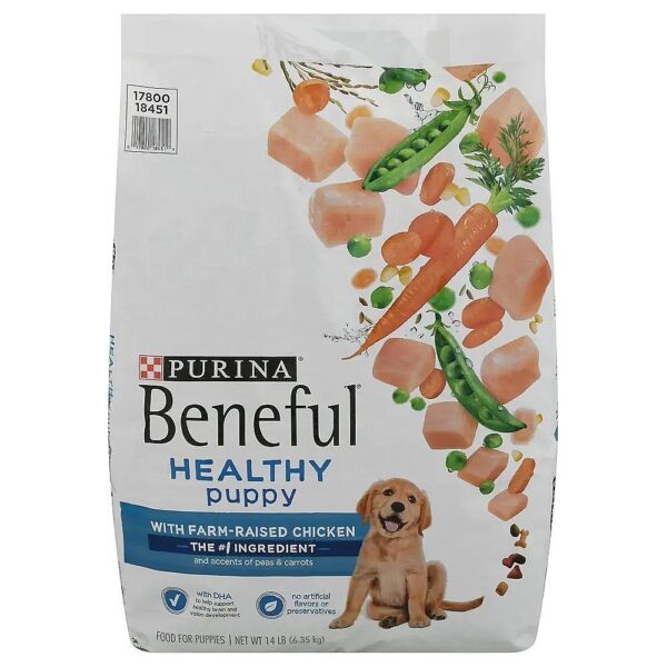 Healthy Granule Puppy Food with Farm-Raised Chicken and Essential Nutrients