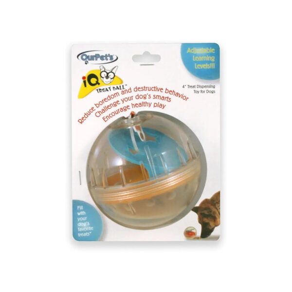 Healthy Play Encouraging IQ Treat Ball for Medium to Large Dogs