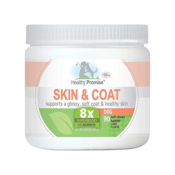 Healthy Promise Supplements for Dogs with Skin and Coat Problems