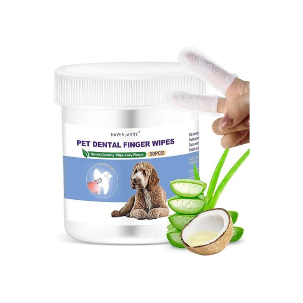 Healthy Teeth and Gums for Dogs and Cats with Instant Cleaning Wipes