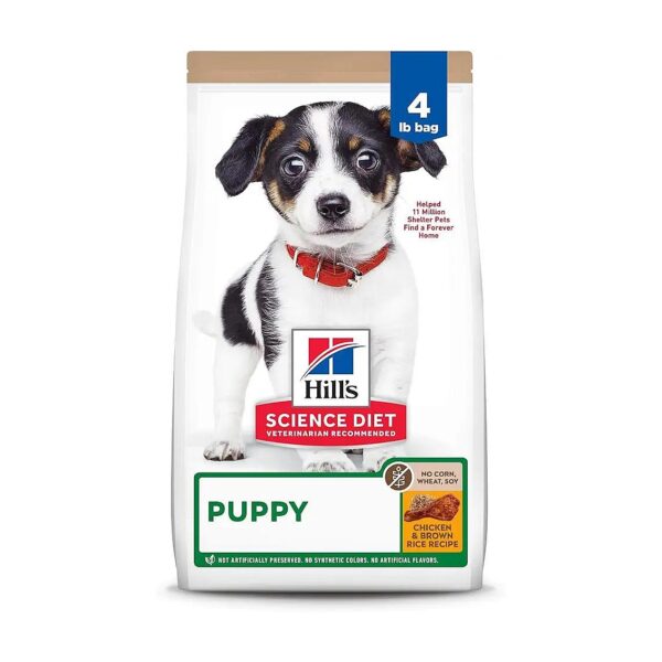 Healthy Whole Brown Rice Nutrition for Growing Puppies