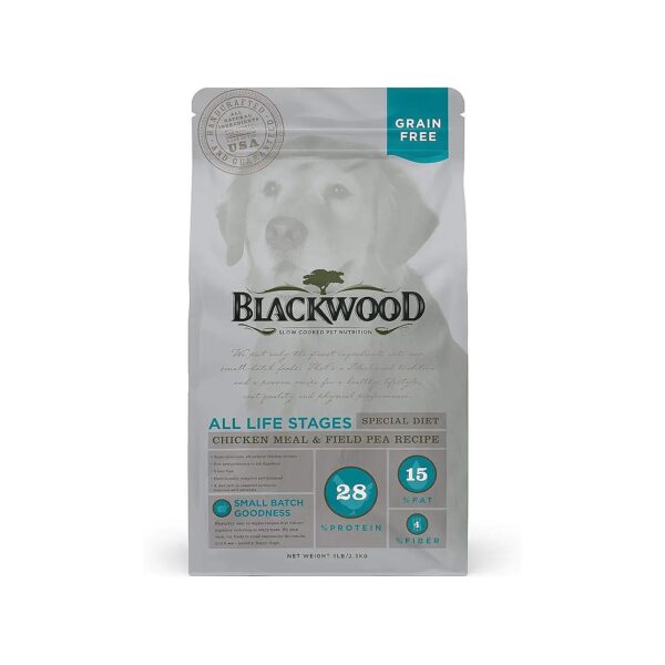 Healthy and Wholesome All Life Stages Dry Dog Food Made with Chicken Meal, Field Pea, and