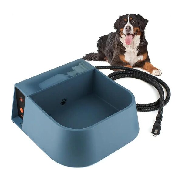 Heated Water Bowl for Feral Animals, Dogs, and Cats with Cord and Hose Connection