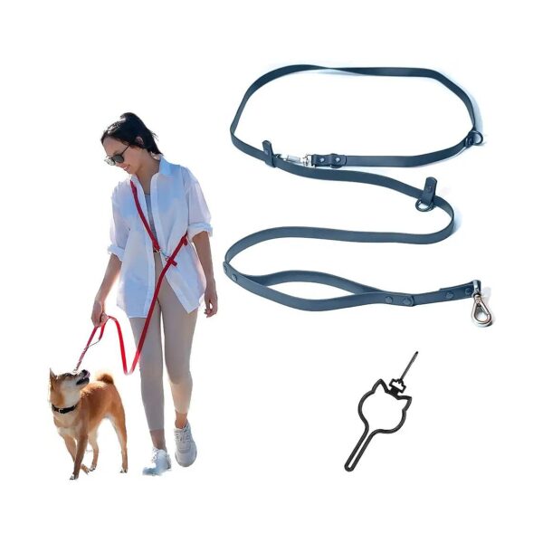 Heavy Duty 7ft Hands Free Dog Leash for Medium to Large Dogs