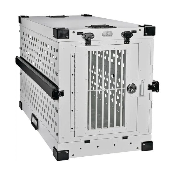 Heavy Duty Aluminum Dog Crate for Safe and Secure Containment