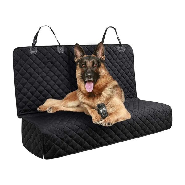 Heavy Duty Dog Car Seat Cover with Nonslip Backrest and Seat Anchors