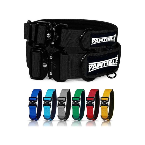 Heavy Duty Dog Collar for Medium Dogs with Strong Pulling Power