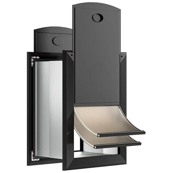 Heavy Duty Dog Door for Wall with Easy Installation and Adjustable Flaps