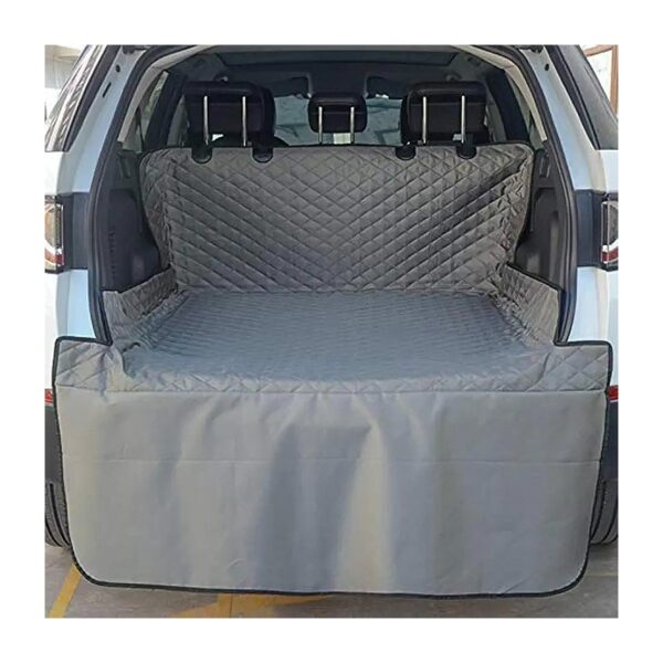 Heavy Duty Grey Universal Car Seat Cover for Dogs with Waterproof Non Slip Protection