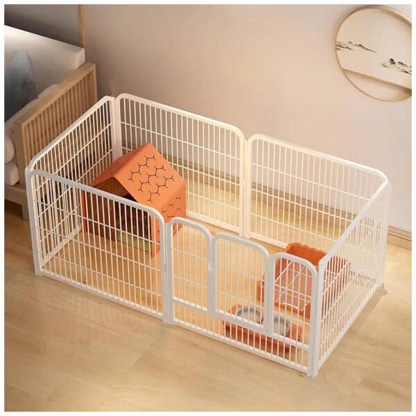 Heavy Duty Metal Dog Playpen for Small to Medium Dogs and Pets