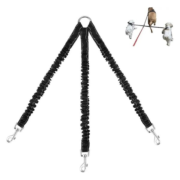 Heavy Duty No Pull Dog Leash Coupler for Small Medium Dogs