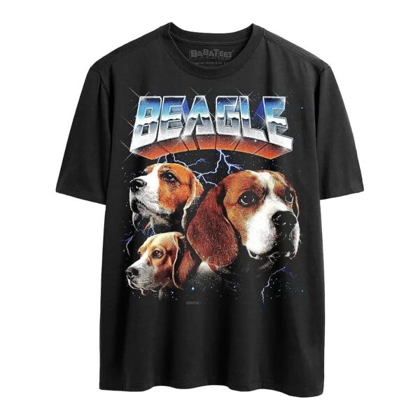 Heavy Metal Style Australian Shepherd Graphic Tees Funny Dog Dad Shirts for Men and Women