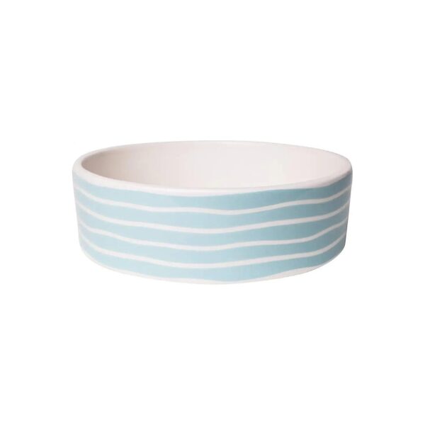 Heavy and Durable Ceramic Pet Bowls for Large and Small Dogs - Stylish Retro Designs