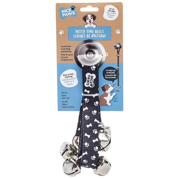 Heavy-Duty Dog Bell for Potty Training with Adjustable Length and Easy Communication