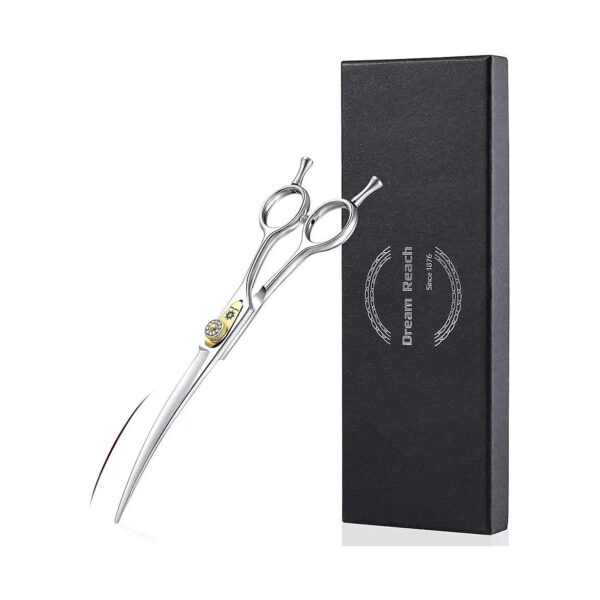 Heavy-Duty Dog Hair Cutting Scissors for Professional Pet Groomers and DIY Enthusiasts