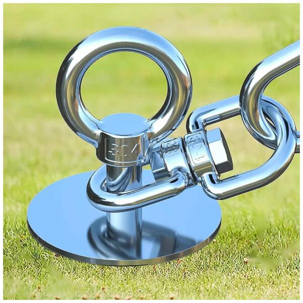 Heavy-Duty Dog Run 360deg Swivel Stake for Outdoor Camping with Super Large Dogs