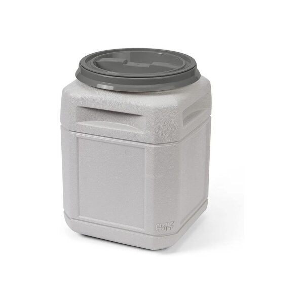 Heavy-Duty Pet Food Storage Container with Airtight Seal and Easy Twist-Off Lid