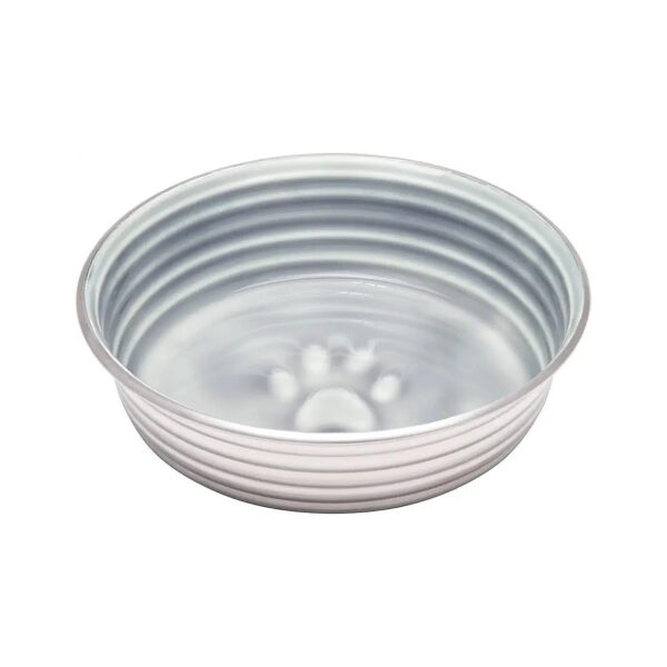 Heavy-Duty Stainless Steel and Ceramic Dog Bowl for Large Dogs