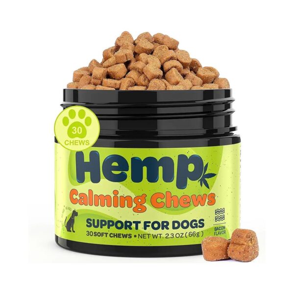 Hemp Calming Chews for Dogs Anxiety Relief Natural Treats