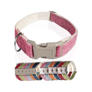 Hemp Dog Collar for Small Dogs and Above Adjustable Buckle