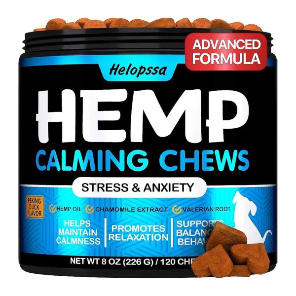 Hemp Oil Calming Treats for Dog Anxiety and Stress Relief All Breed