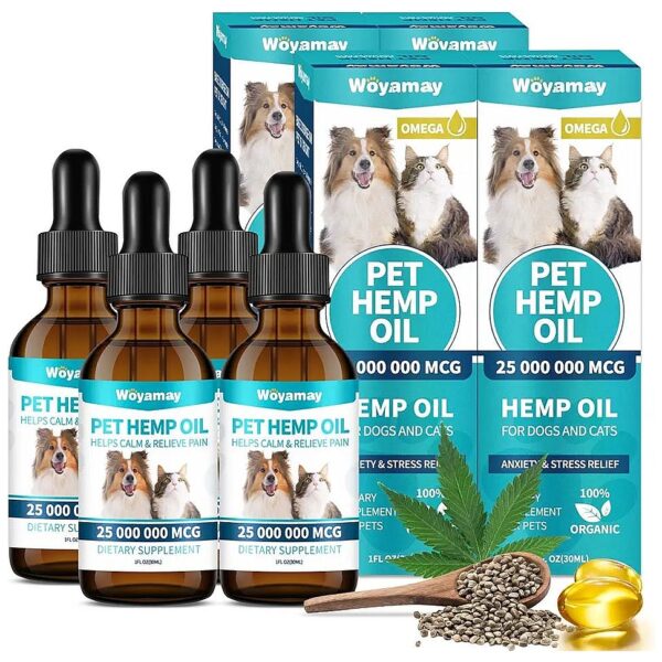 Hemp Oil for Dogs and Cats with Joint and Arthritis Relief