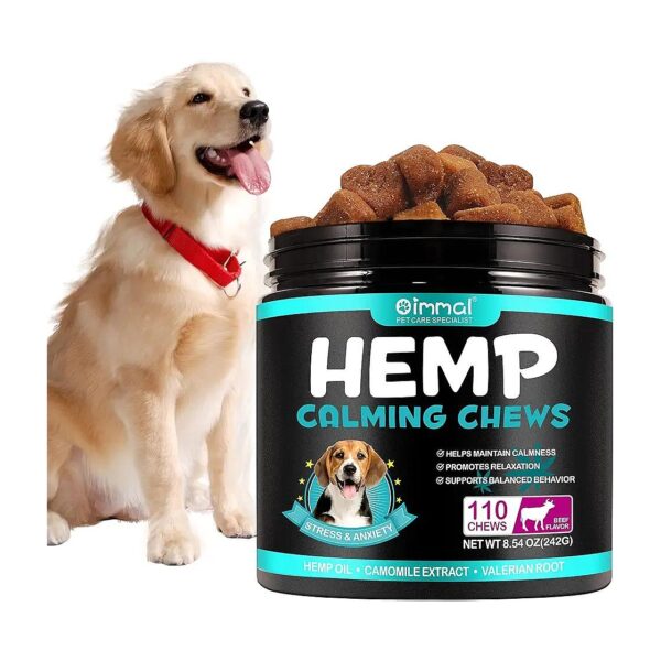 Hemp and Valerian Root Based Calming Treats for Dogs