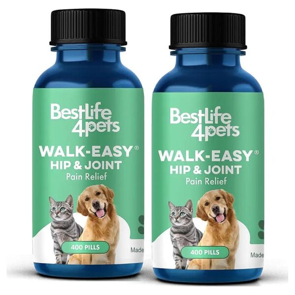 Herbal Pain Relief Supplement for Dogs and Cats with Hip and Joint Issues - Easy to Use