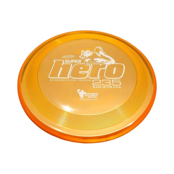 Hero Superhero Dog Flying Disc with Puncture Resistant Material