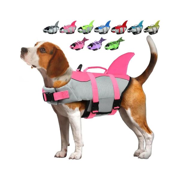 High Buoyancy Dog Life Vest with Lift Handle for Small and Medium Breeds