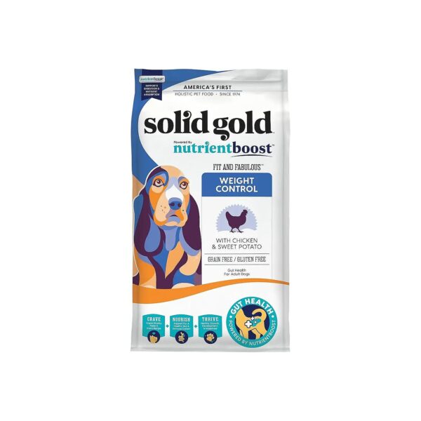 High Fiber Low Fat Grain Free Dog Food with Chicken and Antioxidants