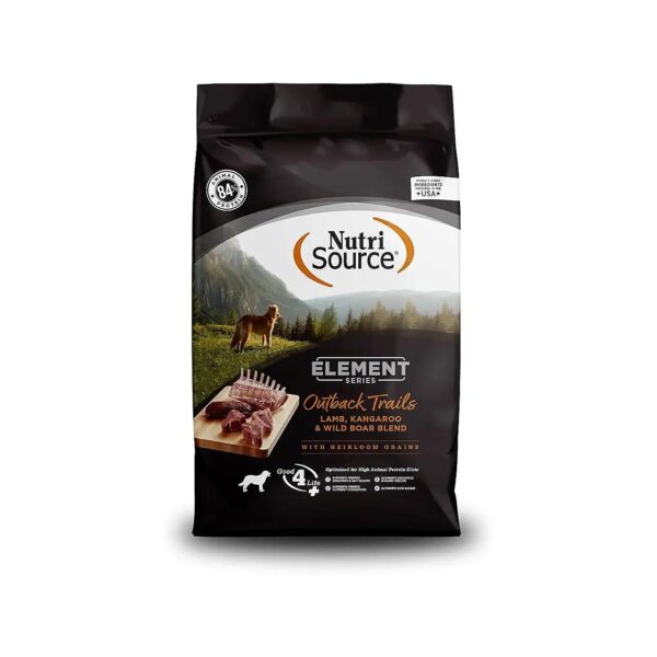 High Omega-3 and Omega-6 Fatty Acid Dry Dog Food with Lamb Kangaroo and Wild Boar Protein