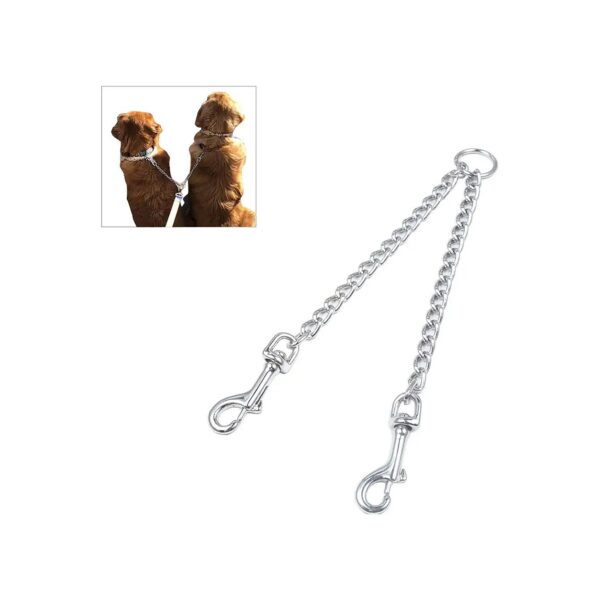 High Polished Stainless Steel Dog Leash for Small Medium Large Dogs Training Walking