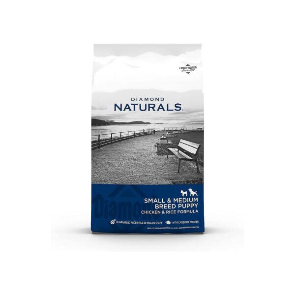 High Protein Dry Dog Food for Small Breed Puppies with Real Chicken and Omega Fatty Acids