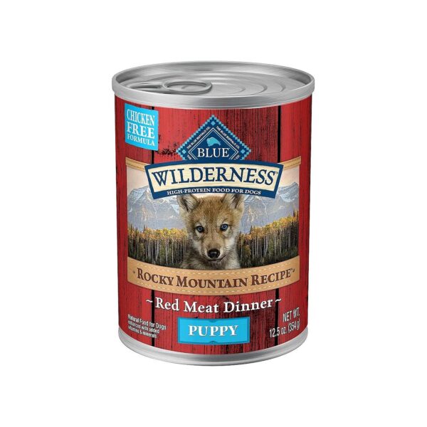 High Protein Grain Free Puppy Wet Food Red Meat Dinner Made with Natural Ingredients